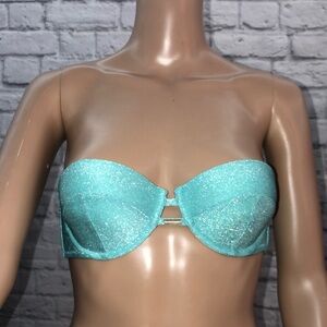 Victoria's Secret Blue Bikini with Sweetheart Neckline